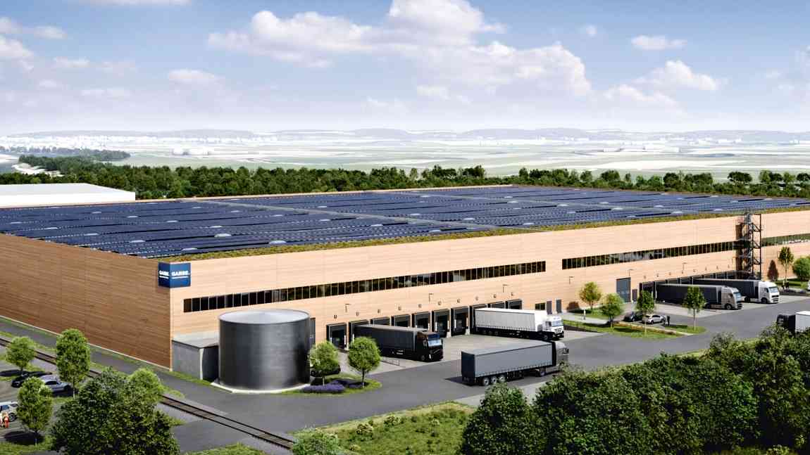 3100 万欧元打造可持续标杆！欧洲最大全木物流中心于德国施特劳宾奠基(图2)