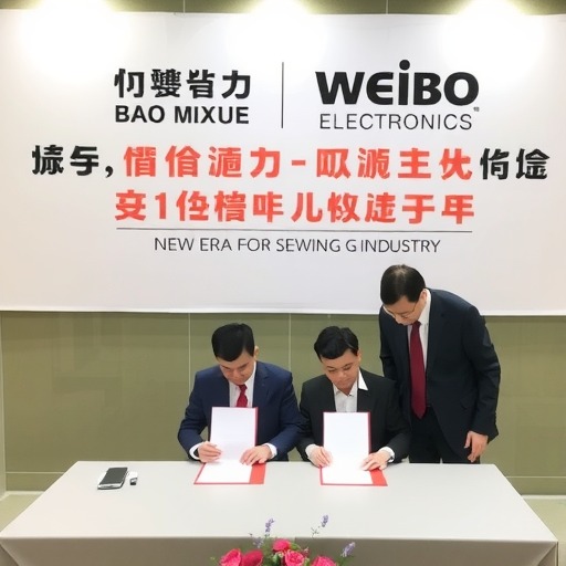 鲍麦克斯与维博电子战略合作签约仪式圆满成功，缝制机械行业将开启新篇章(图3)